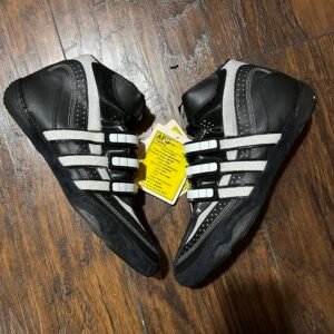 Adidas Black and White Sample Extero Wrestling Shoes