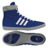 Adidas Combat Speed 4 Royal White Grey Wrestling Shoes