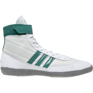 Adidas Combat Speed 4 White Teal Grey Wrestling Shoes