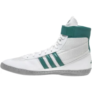 Adidas Combat Speed 4 White Teal Grey Wrestling Shoes