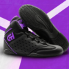 Revival Wrestling Shoe Black Purple